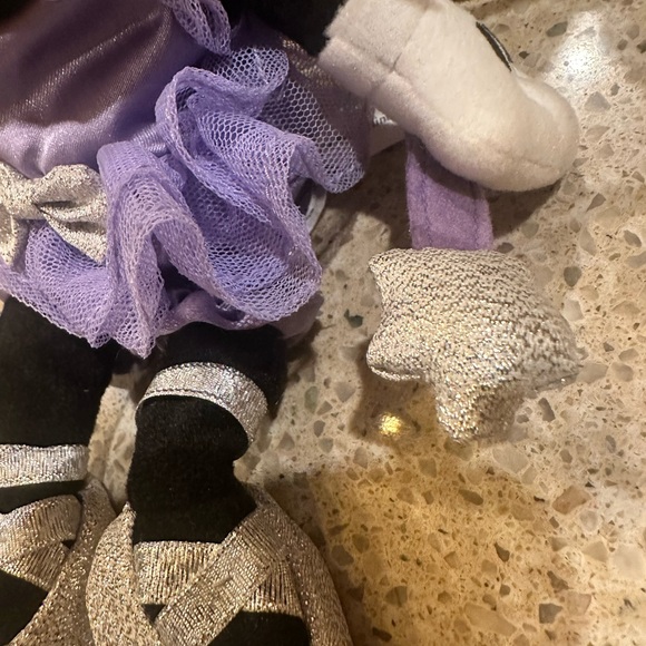 Disney World Sugar Plum Minnie  10" BEAN BAG STUFFED ANIMAL - Picture 3 of 13